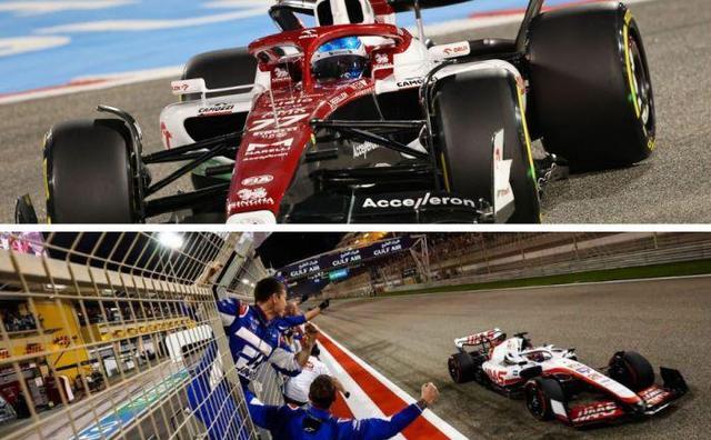 包含阿斯顿马丁碾压哈斯车队，拉塞尔刷新纪录的词条